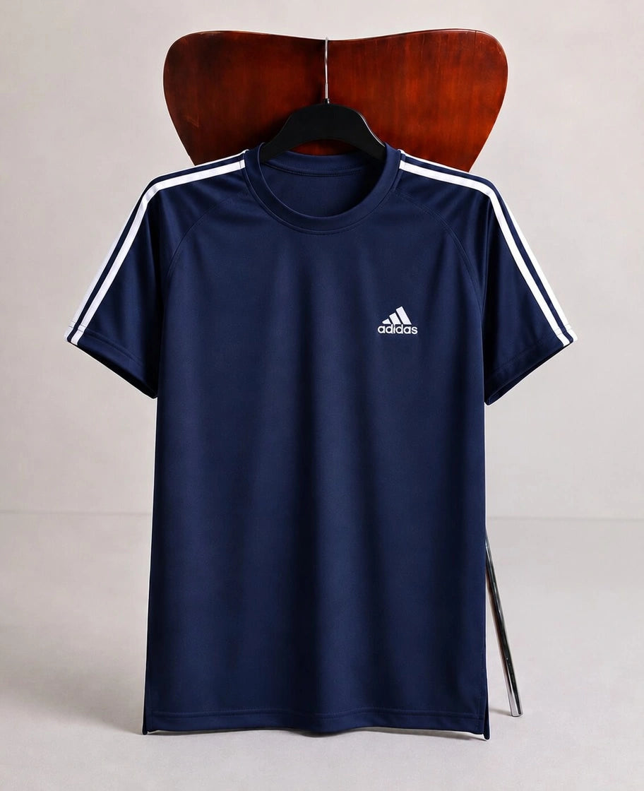 ADI DRI-FIT TEE - BLUE