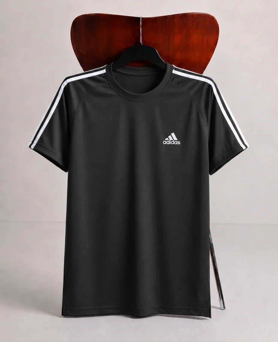 ADI DRI-FIT TEE - BLACK